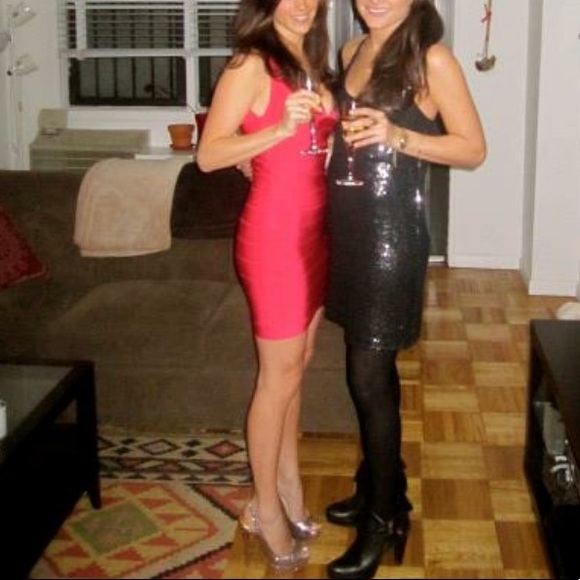 Hot pink Herve leger bandage dress - Picture 8 of 8